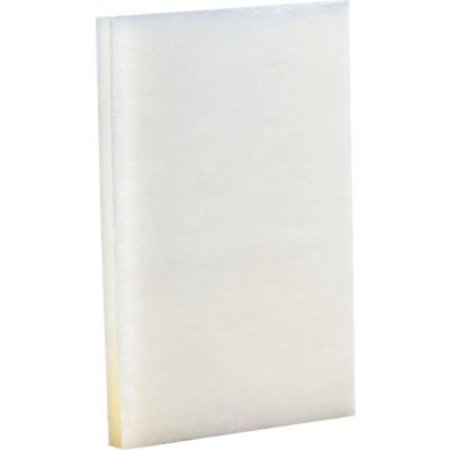 QUALI-TECH MFG RollerLite 5in Flocked Material Paint Pad Refill, White, 12/Case  - ER-500R